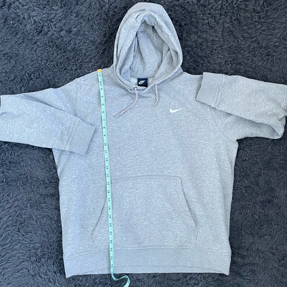 Men Size Large Nike fleece hoodie sweatpants sweatsuit set grey - Picture 6 of 8